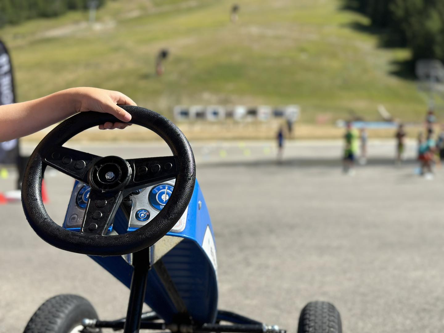 Course de karts à pédales par Baptiste